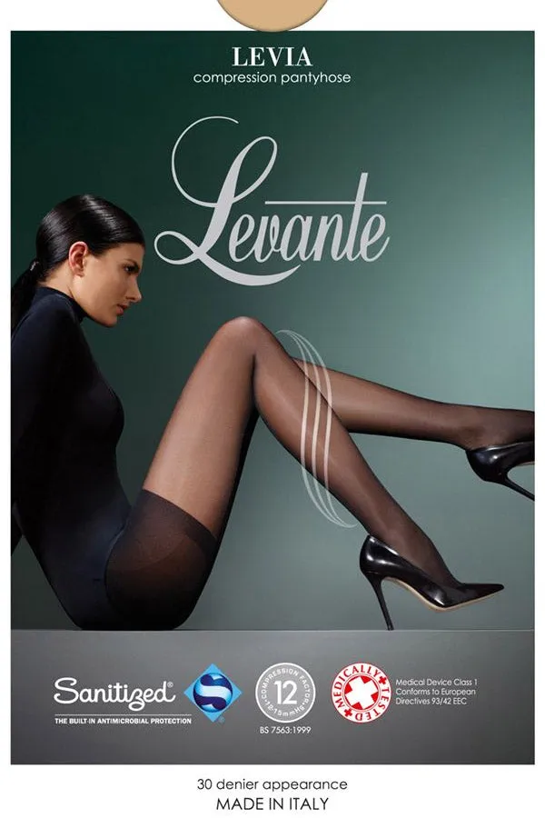 3 Pk Levia Graduated Compression Pantyhose