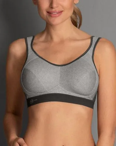 Anita Extreme Control Sports Bra - Heather Grey