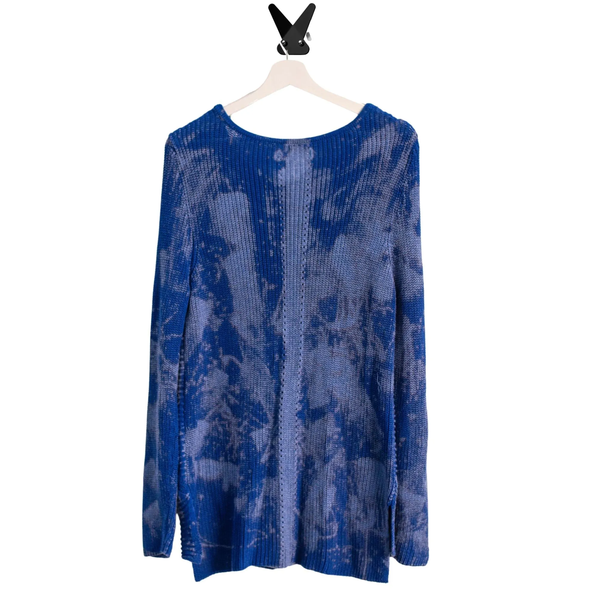 Blue Splatter Rework Sweater
