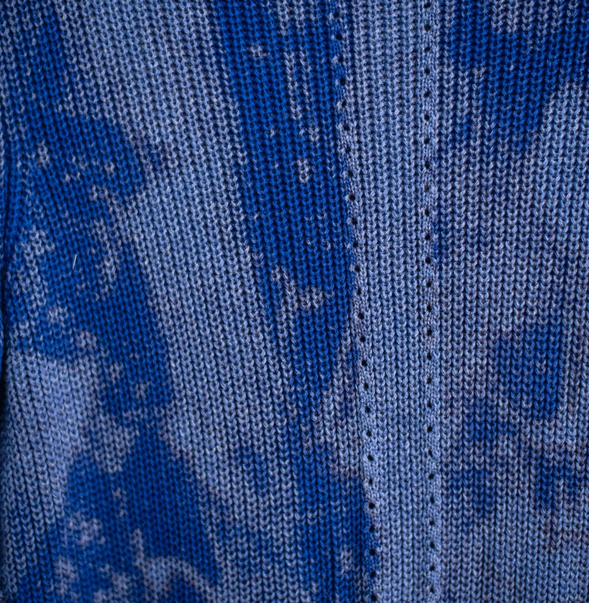 Blue Splatter Rework Sweater