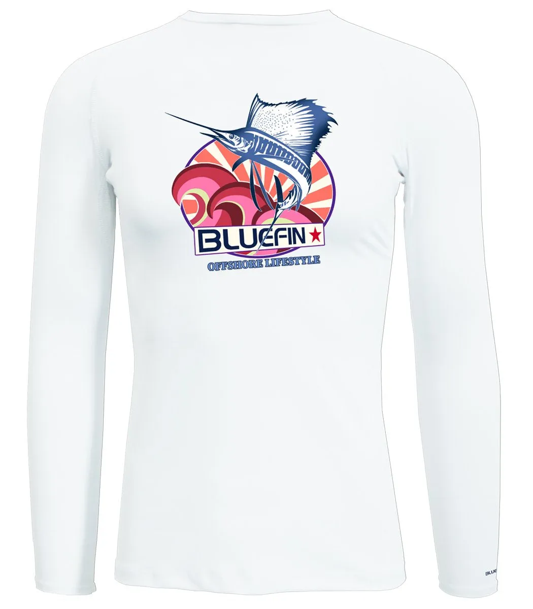 BLUEFIN LADIES L/S SOLAR TEE GH OFFSHORE LIFESTYLE CATCH