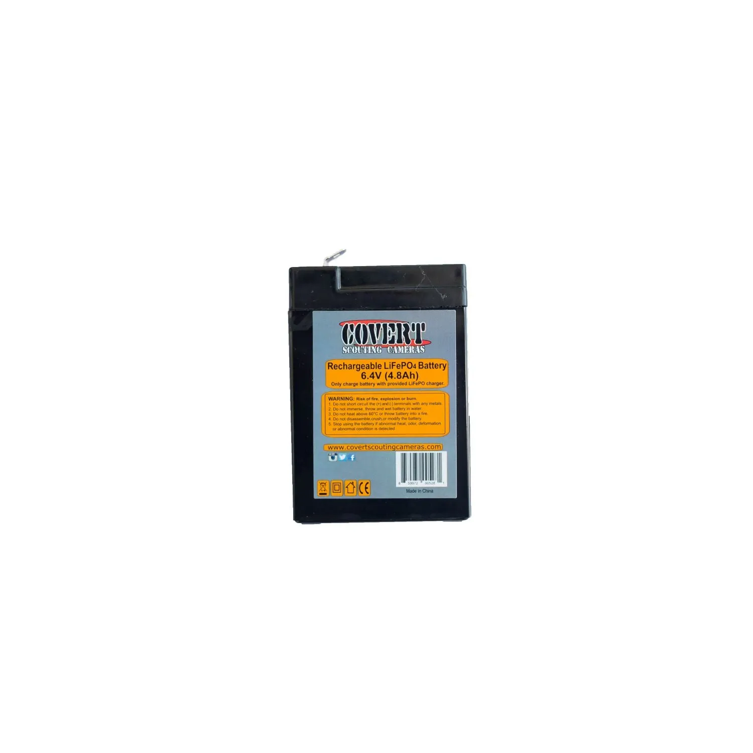 Covert 6.4V LifePo4 Battery