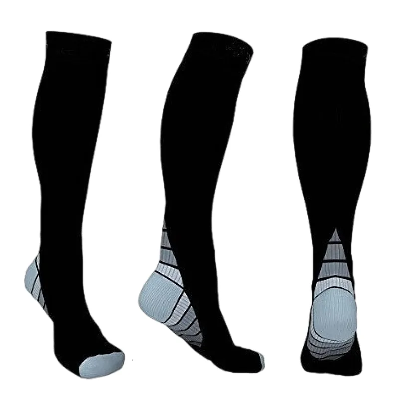 Cuzcare Compression Knee High Socks Elastic Seamless Durable Theraputic Stockings