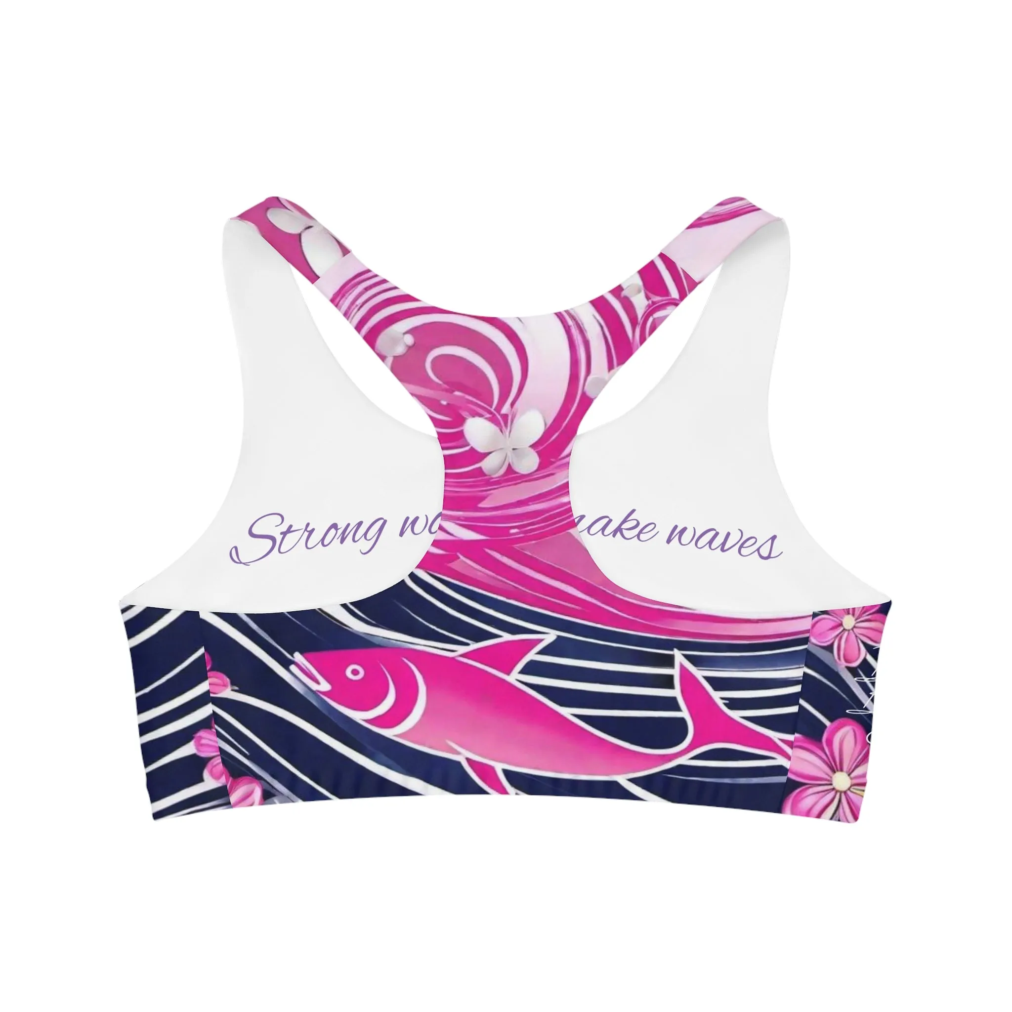Dark Ocean Seamless Sports Bra