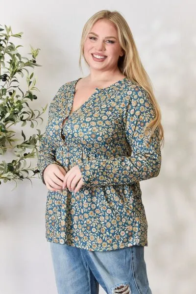 Floral Long Sleeve Blouse
