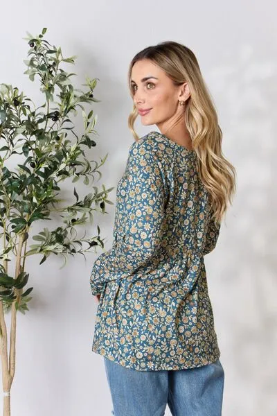Floral Long Sleeve Blouse