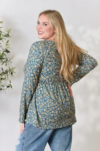 Floral Long Sleeve Blouse