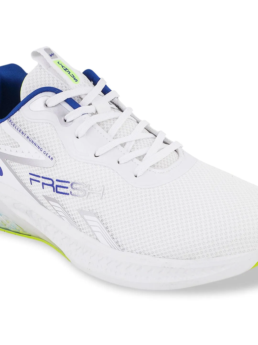 FRESH White Men's Running Shoes