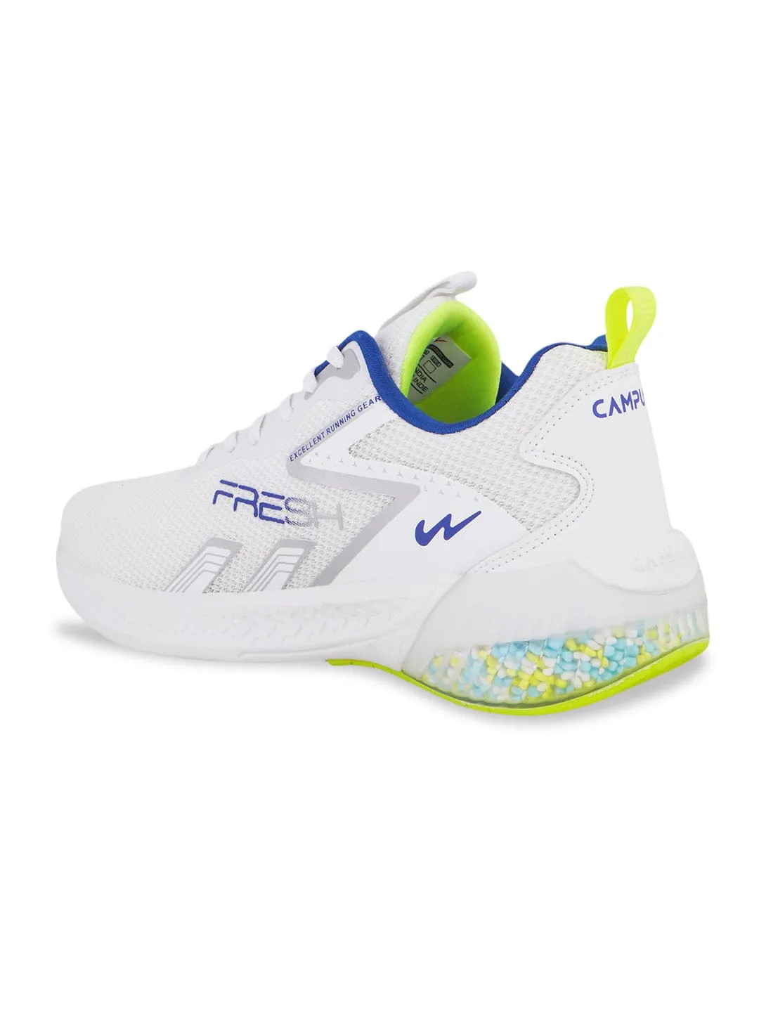 FRESH White Men's Running Shoes
