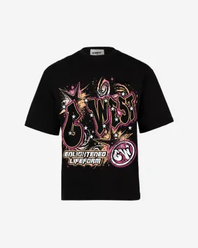 G West Illuminated Soul Double Hit Premium Oversized Tee Front And Back Print