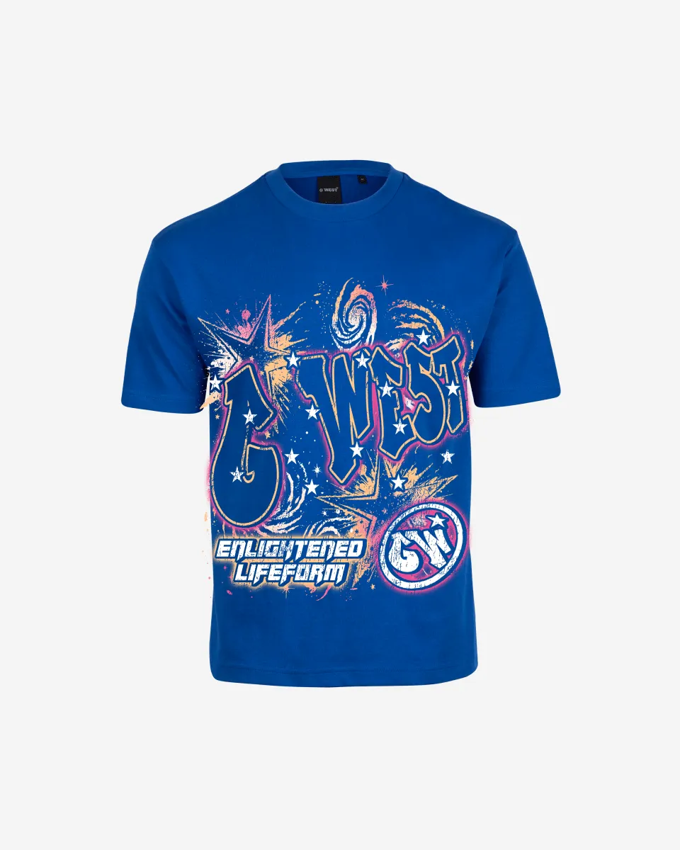 G West Illuminated Soul Double Hit Premium Oversized Tee Front And Back Print