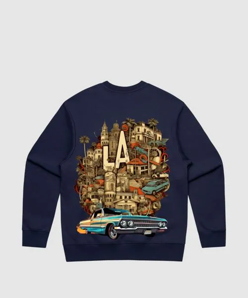 G West La Culture Heavy Premium Crewneck - 6 Colors