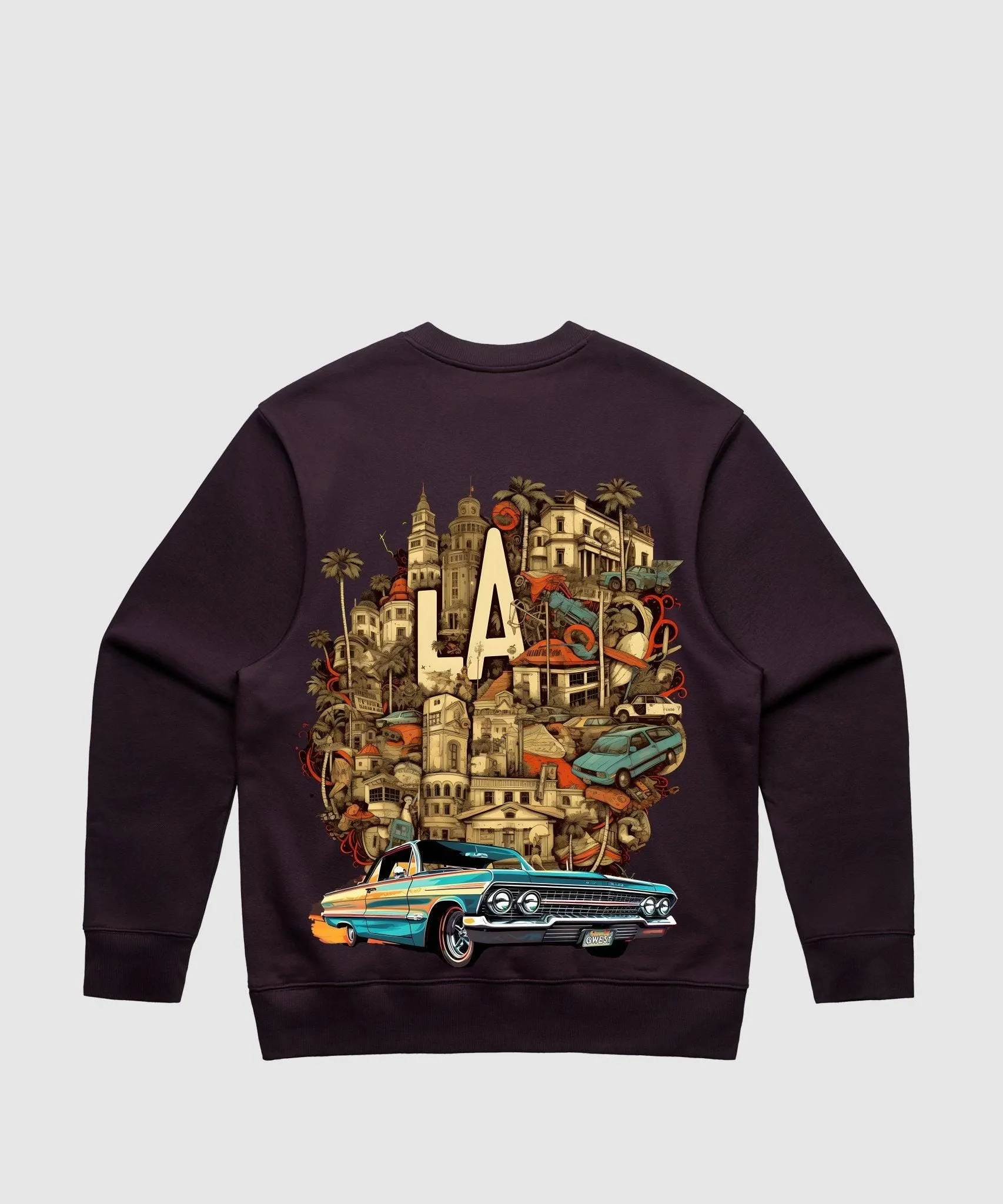 G West La Culture Heavy Premium Crewneck - 6 Colors