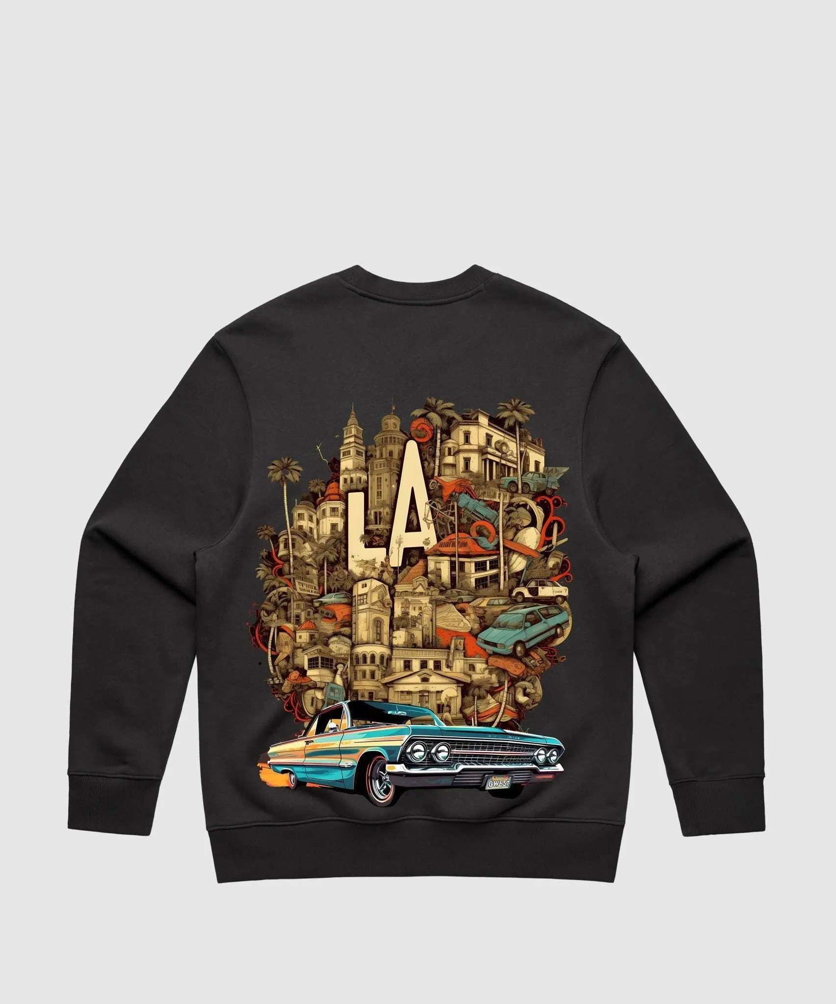G West La Culture Heavy Premium Crewneck - 6 Colors