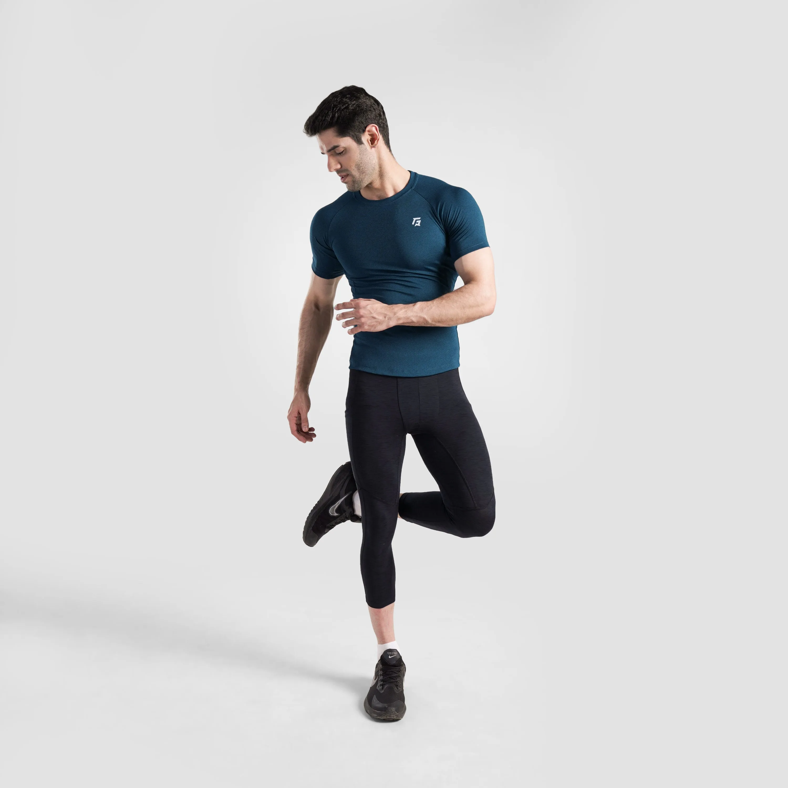 GA Compression Short Sleeves 2.0 (Teal)