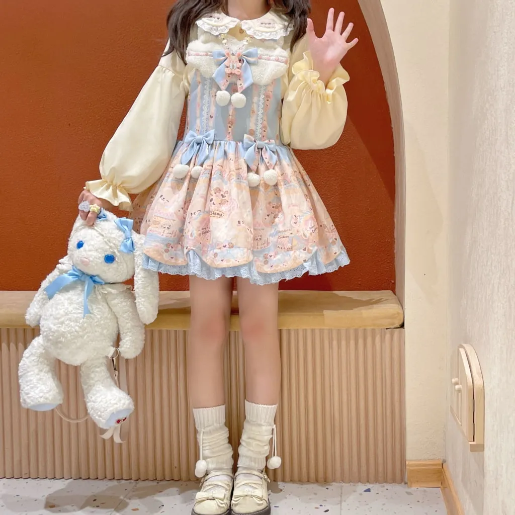 Kawaii Cream Puff Sleeves Lolita Blouse