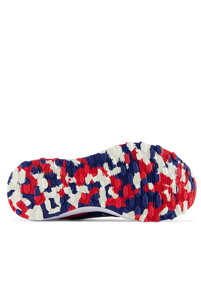 New Balance Kids Fresh Foam 650 Bungee Lace with Top Strap in Red