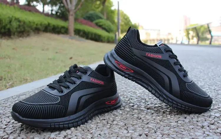 New men's shoes Breathable lightweight fashion shoes casual running shoes platform sports shoes sneakers