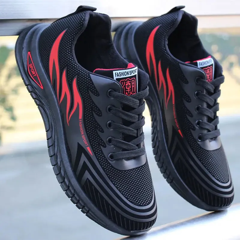 New men's shoes Breathable lightweight fashion shoes casual running shoes platform sports shoes sneakers