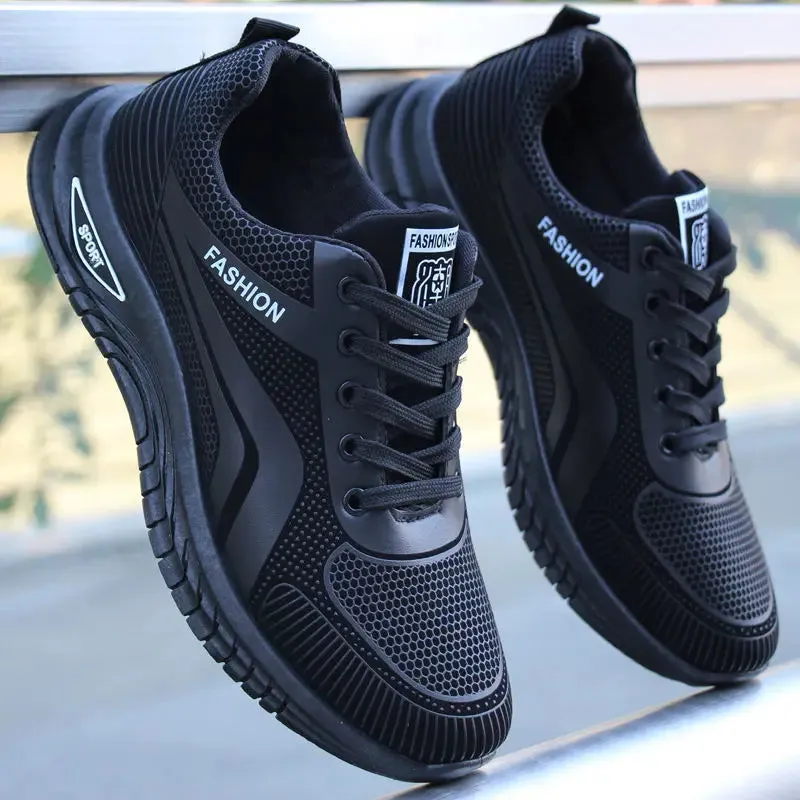 New men's shoes Breathable lightweight fashion shoes casual running shoes platform sports shoes sneakers