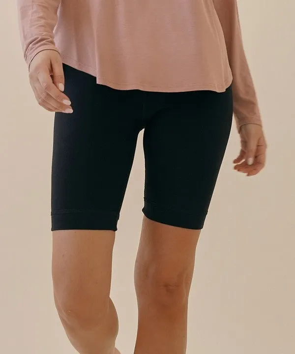 Organic Bamboo & Cotton Biker Shorts