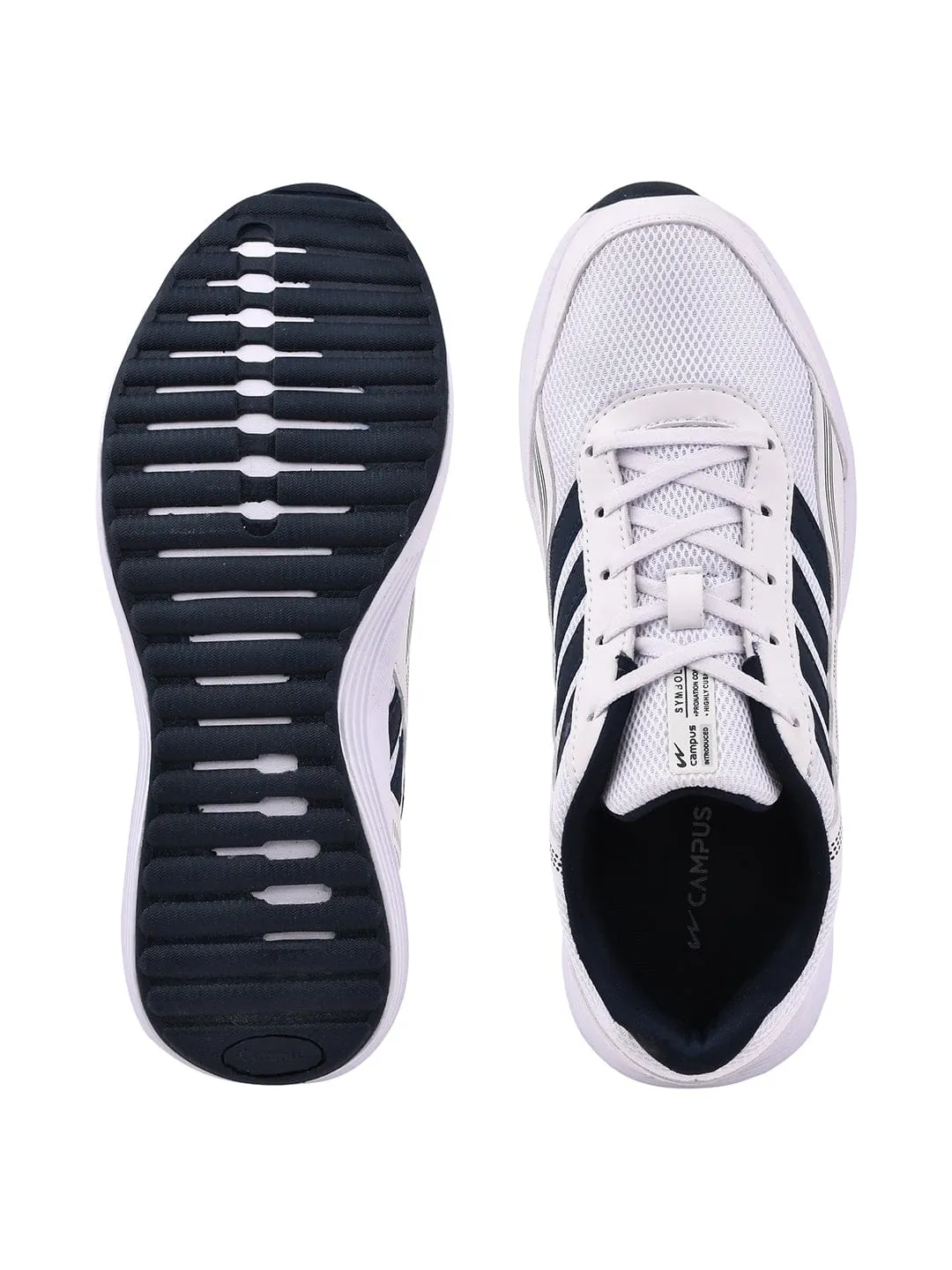 ROUTINE  White Men's Running Shoes