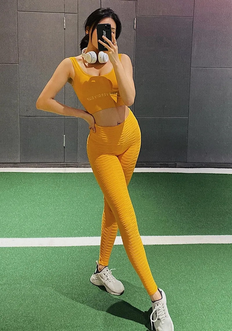 Scrunch Butt Textured Leggings