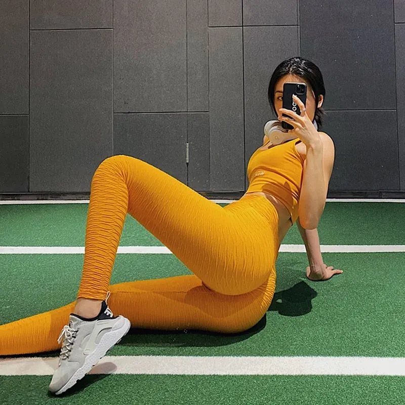 Scrunch Butt Textured Leggings