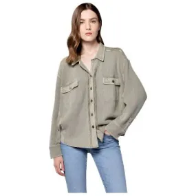 Women's DearJohn Foster Cotton Button-Down DJK3047W1VTR